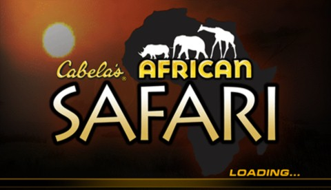 Cabela's African Safari title screen for PSP